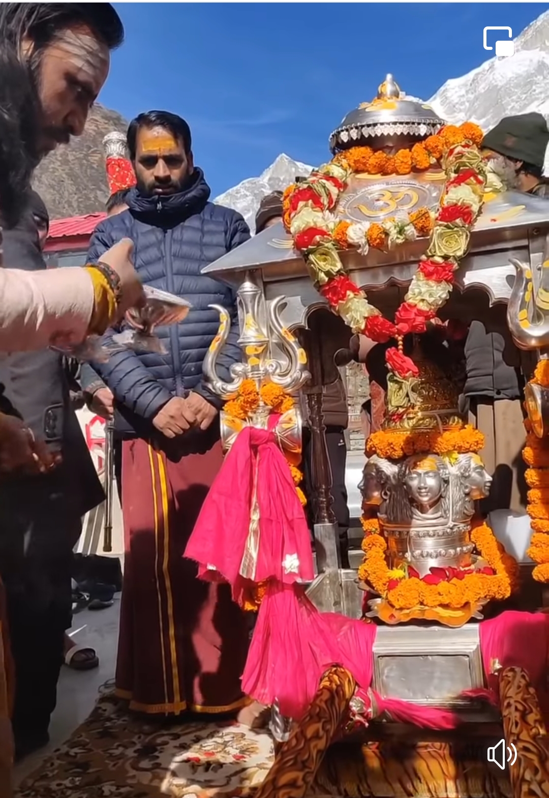 Kedarnath temple,केदारनाथ धाम के कपाट आज अगले छः महीने के लिए बंद।