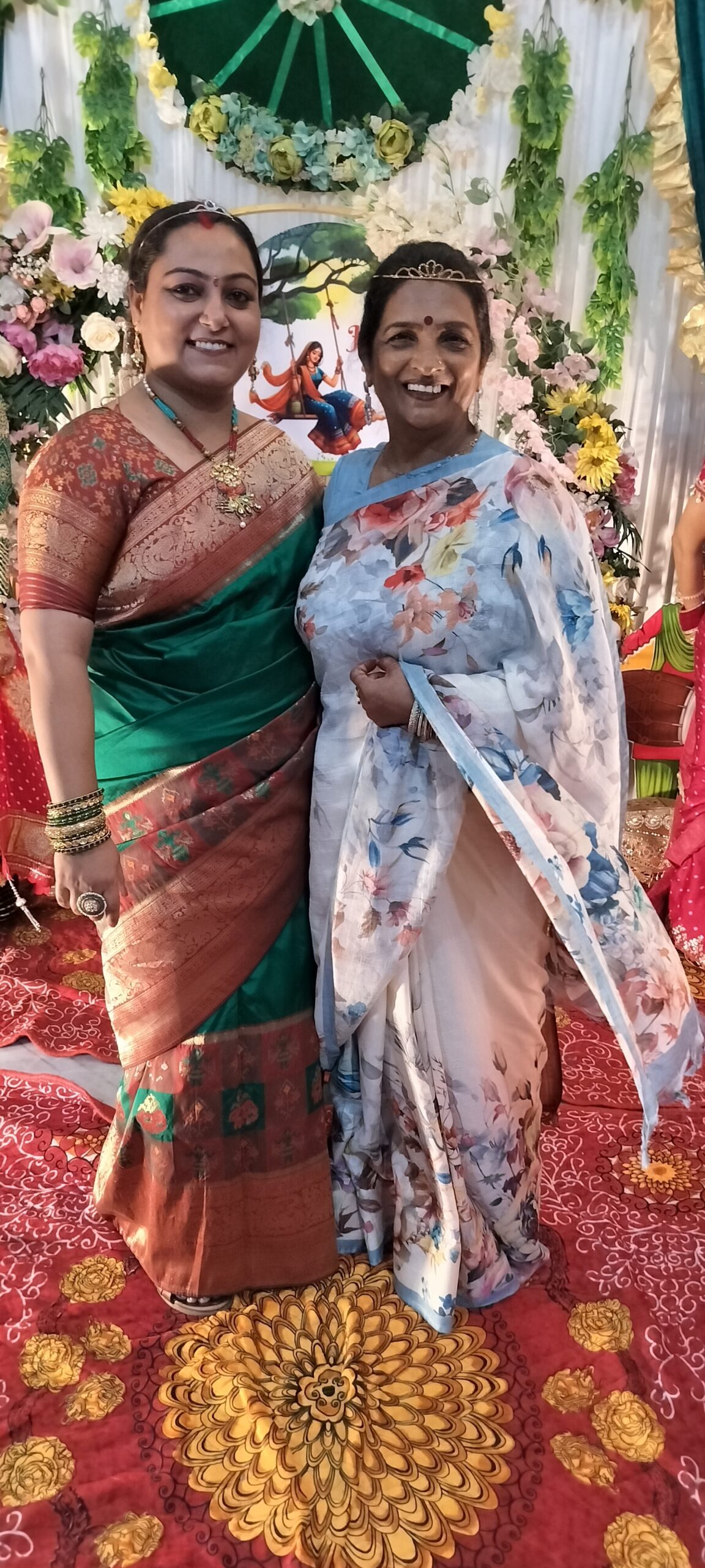 Hariyali Teej program, Shashi sharma and Rohini Sharma is winners of teej Quin
