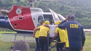 Tharali Rescue operation, थराली में तमाम बचाव दलों का रेस्क्यू ऑपरेशन जारी,6 गम्भीर घायलों को एयरलिफ्ट कर भेजा एम्स।