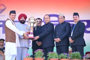 गणतंत्र दिवस के राज्य स्तरीय समारोह में सूचना विभाग की झांकी ने लगातार तीसरी बार प्राप्त किया प्रथम स्थान