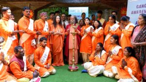 परमार्थ निकेतन में माँ गंगा जी के प्रति जागरूकता और आरती प्रशिक्षण कार्यशाला का शुभारम्भ