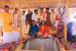 परमार्थ त्रिवेणी पुष्प, संगम तट प्रयागराज में भगवान श्री जगन्नाथ जी की प्राणप्रतिष्ठा अनुष्ठान सम्पन्न