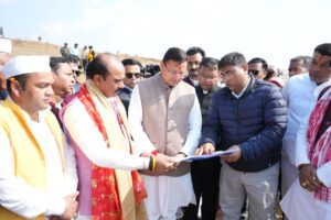 256 करोड़ की लागत से बन रहे प्रदेश के प्रथम महिला स्पोर्ट्स कॉलेज का मुख्यमंत्री ने किया स्थलीय निरीक्षण