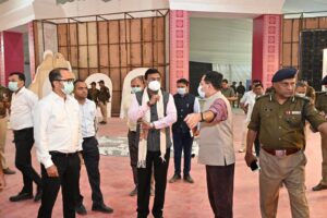 केन्द्रीय गृह मंत्री के कार्यक्रम को लेकर अंतिम चरण की तैयारियां जोरों पर