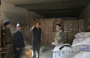 राज्य के आंगनबाड़ी केंद्रों पर राशन आपूर्तिकर्ता सेंट्रल गोदाम रुड़की में छापेमारी