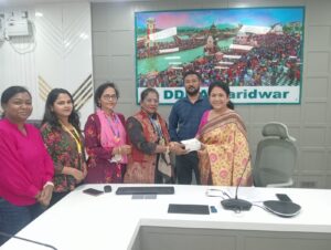 बिलासपुर, छत्तीसगढ़ के MBBS छात्रों द्वारा जनपद आपदा प्रबंधन प्राधिकरण, हरिद्वार का भ्रमण किया