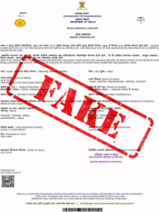 धोखाधड़ी से गलत जन्म प्रमाण पत्र जारी कराने वाले व्यक्तियों के विरुद्ध पुलिस में प्राथमिकी दर्ज कराने के दिये गये निर्देश