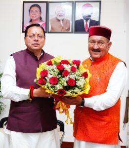 मुख्यमंत्री से नवनियुक्त मंत्री श्री भरत सिंह चौधरी ने मुलाकात की