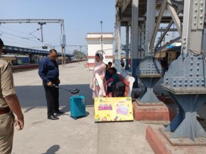 SSP हरिद्वार के निर्देश पर BDS टीम का रेलवे स्टेशन लक्सर पर सघन चैकिंग अभियान
