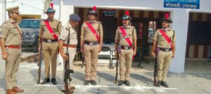 CO ज्वालापुर संजय चौहान द्वारा कोतवाली ज्वालापुर का अर्धवार्षिक निरीक्षण