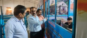 चार धाम यात्रा हेतु तैयार किए जा रहे पंजीकरण केंद्र का अपर जिलाधिकारी पी आर चौहान ने किया निरीक्षण