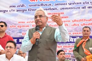 ग्राम पंचायतों के चौमुखी विकास के लिए धरातल पर कार्य योजना बनाई जानी चाहिए : मदन कौशिक