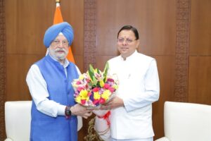 मुख्यमंत्री ने चारधाम यात्रा हेतु एलपीजी आपूर्ति 100 प्रतिशत बनाए रखने का किया अनुरोध