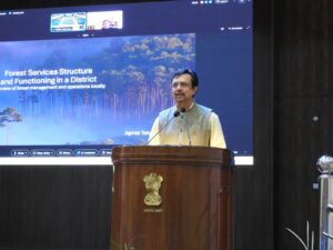 भारतीय सैन्य अकादमी के ऑफिसर कैडेट्स ने इन्दिरा गांधी राष्ट्रीय वन अकादमी, देहरादून का किया दौरा