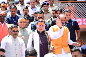 डोल आश्रम में मुख्यमंत्री ने श्री पीठम स्थापना महोत्सव में किया प्रतिभाग, 1100 कन्याओं का पूजन व माँ राजेश्वरी का अभिषेक