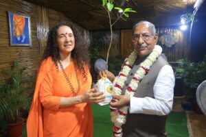 नागालैंड के महामहिम राज्यपाल श्री नंद किशोर यादव जी दर्शनार्थ आये परमार्थ निकेतन