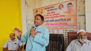 पूर्व विधायक देशराज ने रसूलपुर के बारात घर में आयोजित _बाबा साहेब डॉ भीमराव अंबेडकर बहुद्देशीय शिविर में प्रतिभाग किया