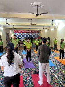 स्वस्थ जीवन शैली एवं योगाभ्यास” संवाद सत्र सम्पन्न