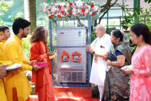 विश्व महासागर दिवस के अवसर पर पूज्य स्वामीजी ने जल के प्रति संवेदना का दिया संदेश, द्धालुओं एवं राहगीरों की सेवा हेतु शीतल जल प्याऊ का किया लोकार्पण