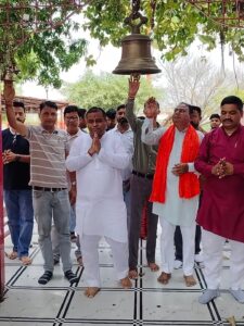 मोदी जी के 12 साल बेमिसाल सेवा कार्यकाल पूर्ण होने पर विशेष पूजा-अर्चना