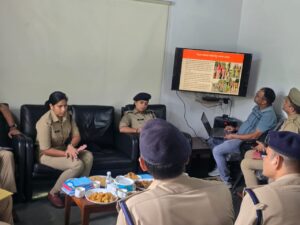 एसएसपी हरिद्वार के निर्देशित क्रम में कांवड़ मेला के दृष्टीगत यूपी पुलिस के साथ की गई समन्वय बैठक आयोजित