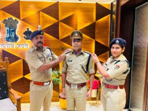 उपनिरीक्षक से निरीक्षक बने हरीश अधिकारी