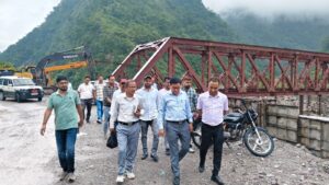 निर्माणाधीन सौंग बांध परियोजना का एडीएम ने किया निरीक्षण, पुनर्वास एवं मुआवजा वितरण में तेजी लाने के दिए निर्देश