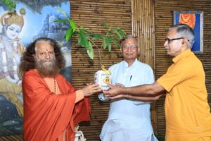 राष्ट्रीय स्वयंसेवक संघ (आरएसएस) के पर्यावरण विभाग के राष्ट्रीय संयोजक श्री गोपाल आर्य जी का परमार्थ निकेतन आगमन