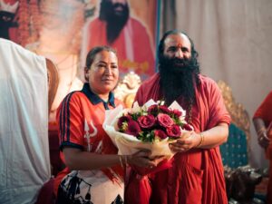 2036 ओलंपिक संकल्प कांवड़ यात्रा को संतों का मिला आशीर्वाद