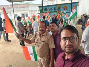 हर घर तिरंगा कार्यक्रम के अंतर्गत विकास खंड भगवानपुर में निकाली गई तिरंगा रैली