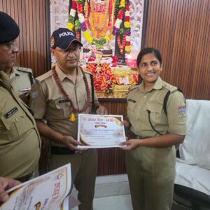 SSP हरिद्वार के निर्देश पर SP यातायात/अपराध द्वारा कांवड़ मेले में ड्यूटीरत SPO’s एवं कोतवाली कनखल के पुलिसकर्मियों को किया सम्मानित