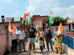 हर घर तिरंगा कार्यक्रम के अंतर्गत जनपद के विभिन्न ग्राम पंचायतों में निकाली गई तिरंगा रैली
