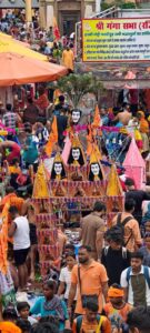 आज 04-08-26 को समय साय 1800 बजे तक 34 लाख 15 हजार शिव भक्त जल लेकर अपने गंतव्य को प्रस्थान कर चुके