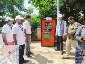 डस्टबिन खुद खोलेगा ढक्कन, खुद करेगा कचरे का कॉम्पैक्शन — नगर निगम हरिद्वार का अनोखा नवाचार, ‘स्मार्ट सोलर बिन’ का कांवड़ मेले में ट्रायल