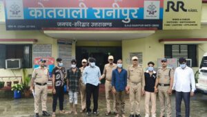 हरिद्वार पुलिस का वारण्टियो के खिलाफ ताबडतोड प्रहार जारी