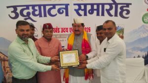 उत्तराखंड उदय एक्सपोर्ट 2026 एवं किसान मेले का मंत्री भरत सिंह चौधरी ने किया शुभारंभ