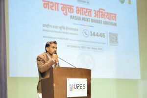 नशा मुक्त भारत अभियान के तहत यूपीईएस में छात्र-छात्राओं को नशे के दुष्प्रभावों के प्रति किया जागरूक