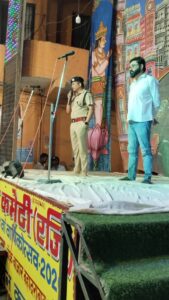 रामलीला मंच से बहादराबाद पुलिस की अनूठी पहल, ‘डिजिटल रावण’ से बचने के लिए साइबर सुरक्षा की ‘लक्ष्मण रेखा’ का दिया संदेश