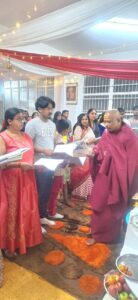 श्री विष्णु मंदिर में श्रद्धा एवं भक्तिभाव के साथ हुआ कन्या पूजन