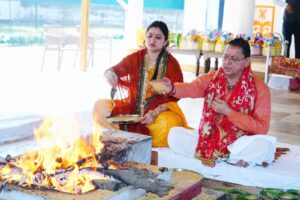 मुख्यमंत्री ने शारदीय नवरात्रि की महानवमी पर किया हवन एवं कन्या पूजन