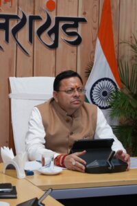 मौसम विभाग के अलर्ट के दृष्टिगत मुख्यमंत्री धामी ने अधिकारियों को सतर्क रहने के दिए निर्देश
