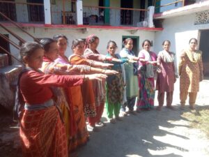 ‎महिला मंगल दलों के माध्यम से मतदाता जागरूकता अभियान जारी